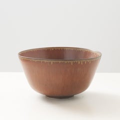 A deep stoneware bowl by Gunnar Nylund for Rorstrand