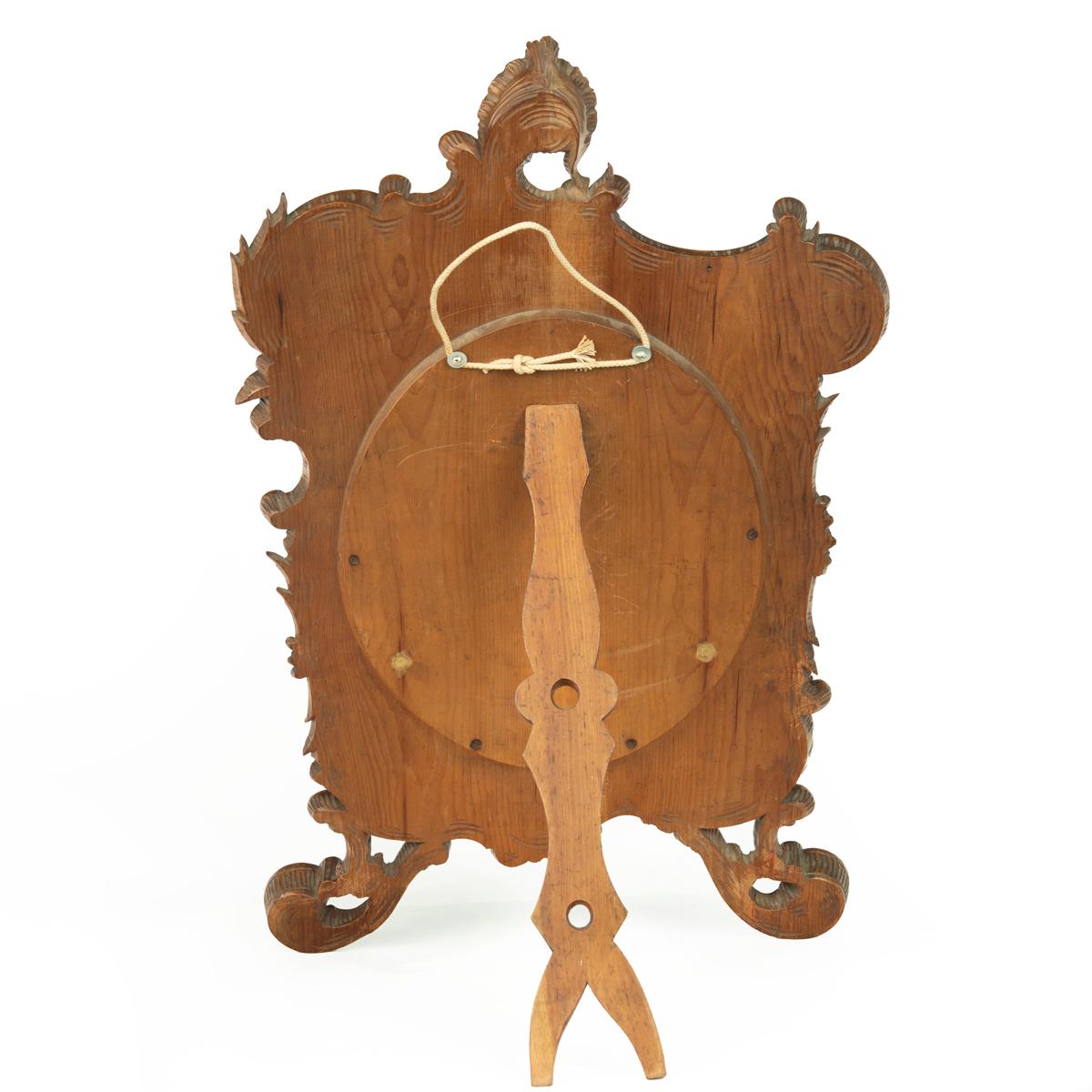 Delicate Walnut Easel Dressing Table Mirror For Sale 2