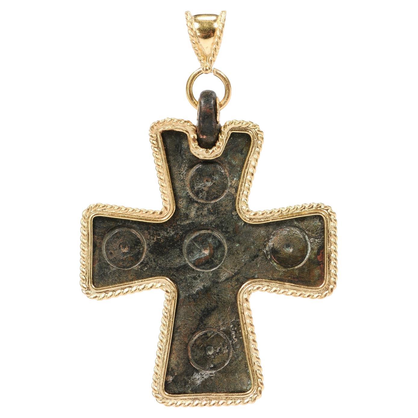 A Delicately Thin Byzantine Cross Pendant