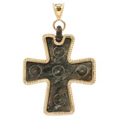 A Delicately Thin Byzantine Cross Pendant