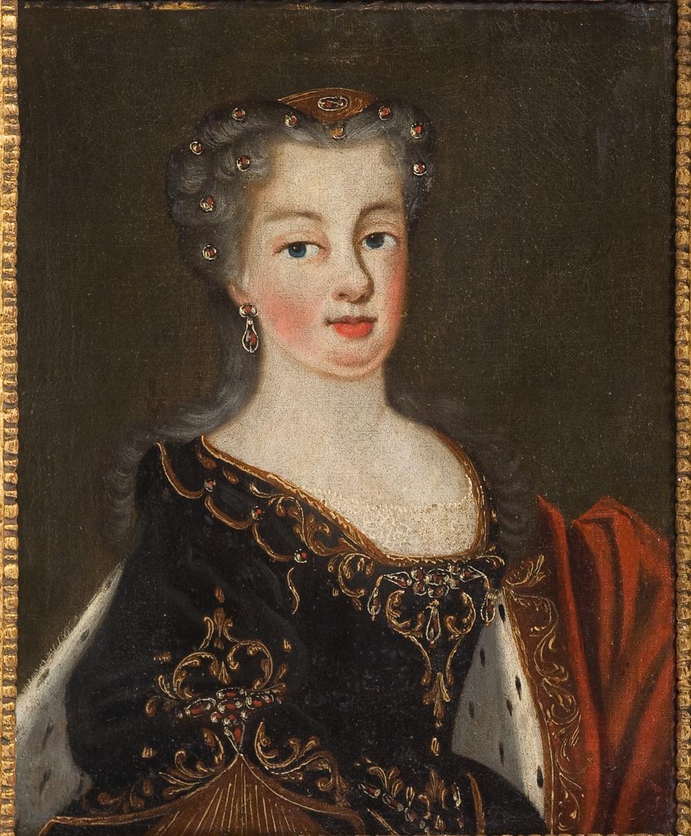 Deliciosas pinturas naif de dos hijas de Luis XV, siglo XVIII siglo XVIII y antes en venta