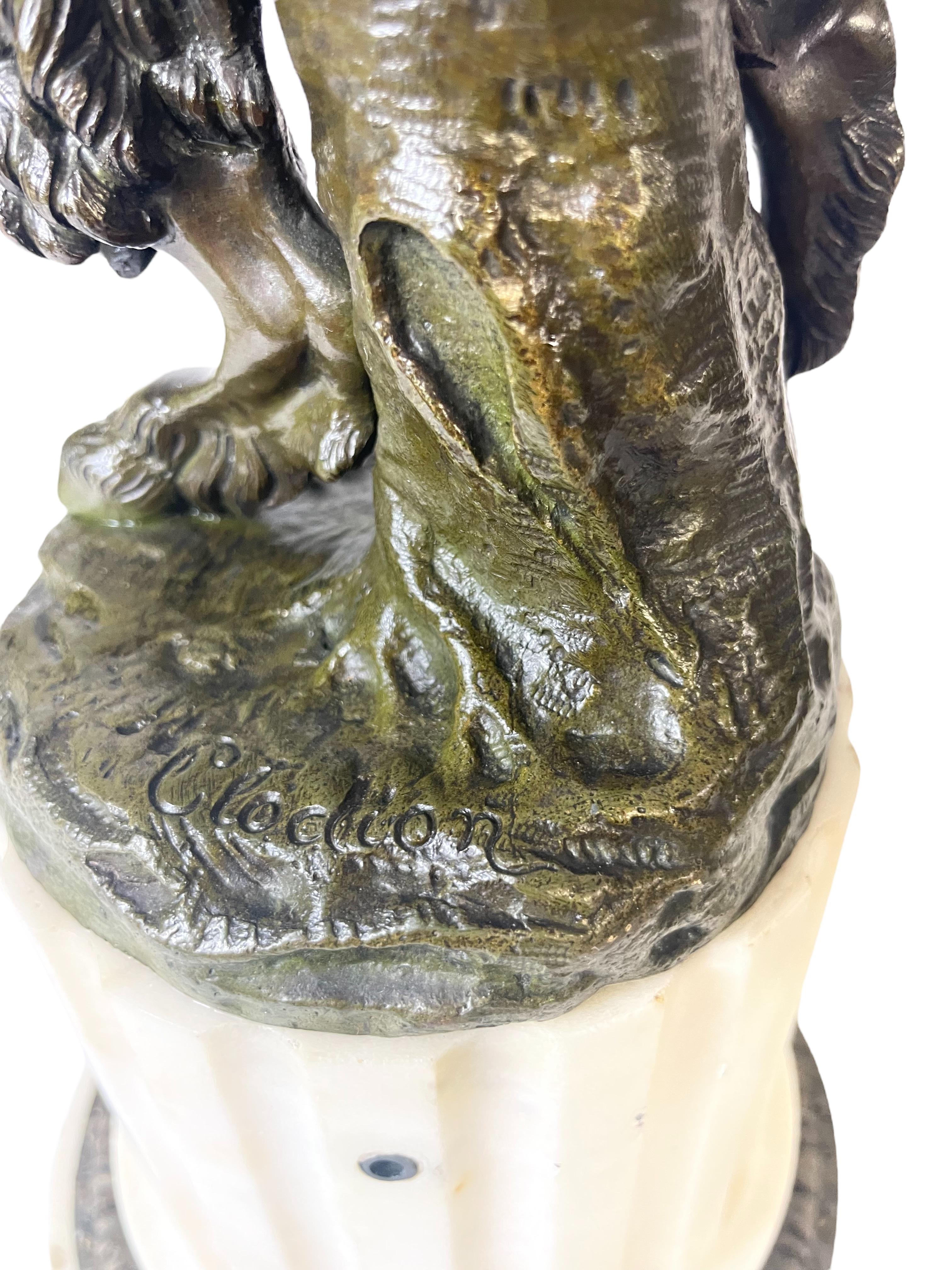 Paar Bronzefiguren nach Michel Clodion im Angebot 4