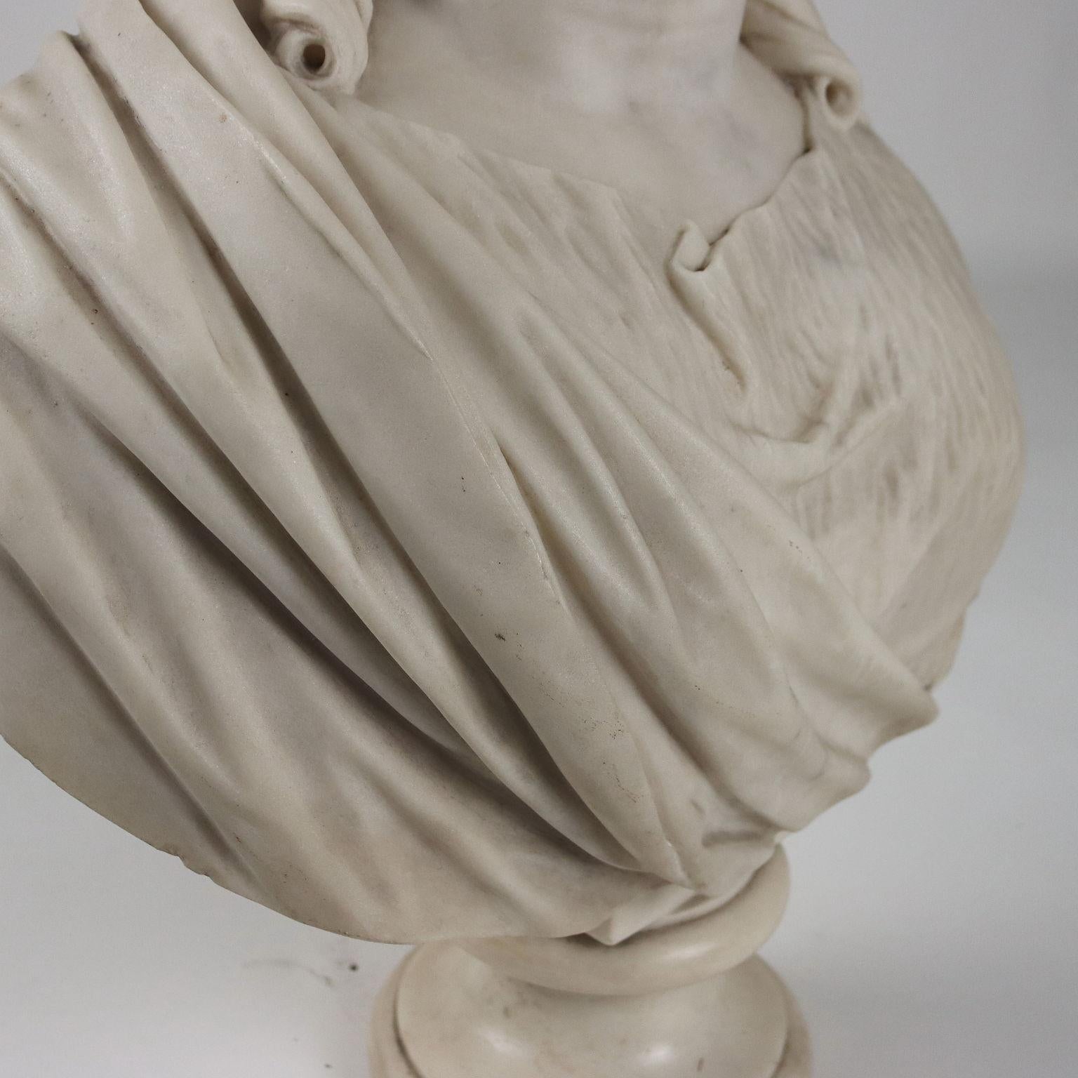 A. Della Bitta Sculpture White Marble Italy 1879 1