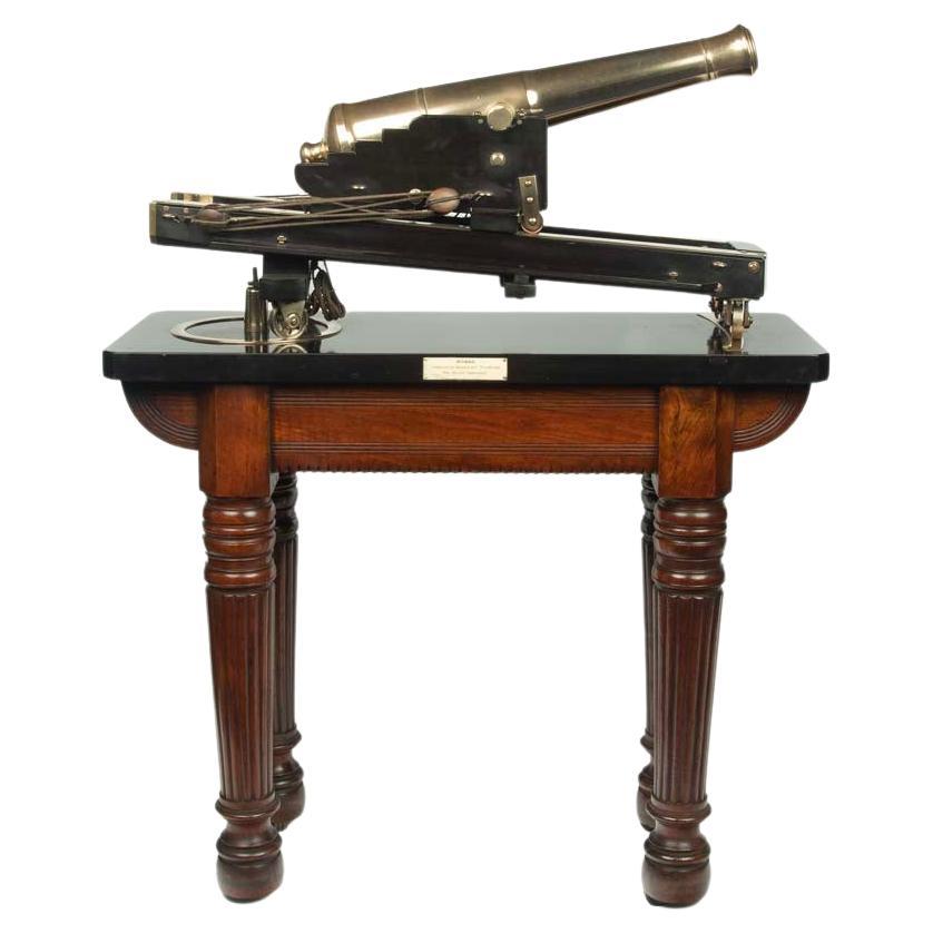 A demonstration or museum model of a civil defence traversing cannon For Sale