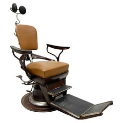 Antique Dentist Chair Type III, Series 3266 by J. Corno, Union Frimor, France, ca 1920