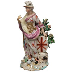 Antique Derby Figure of Britannia