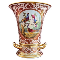 A Derby porcelain vase decorated by Richard Dodson c.1820