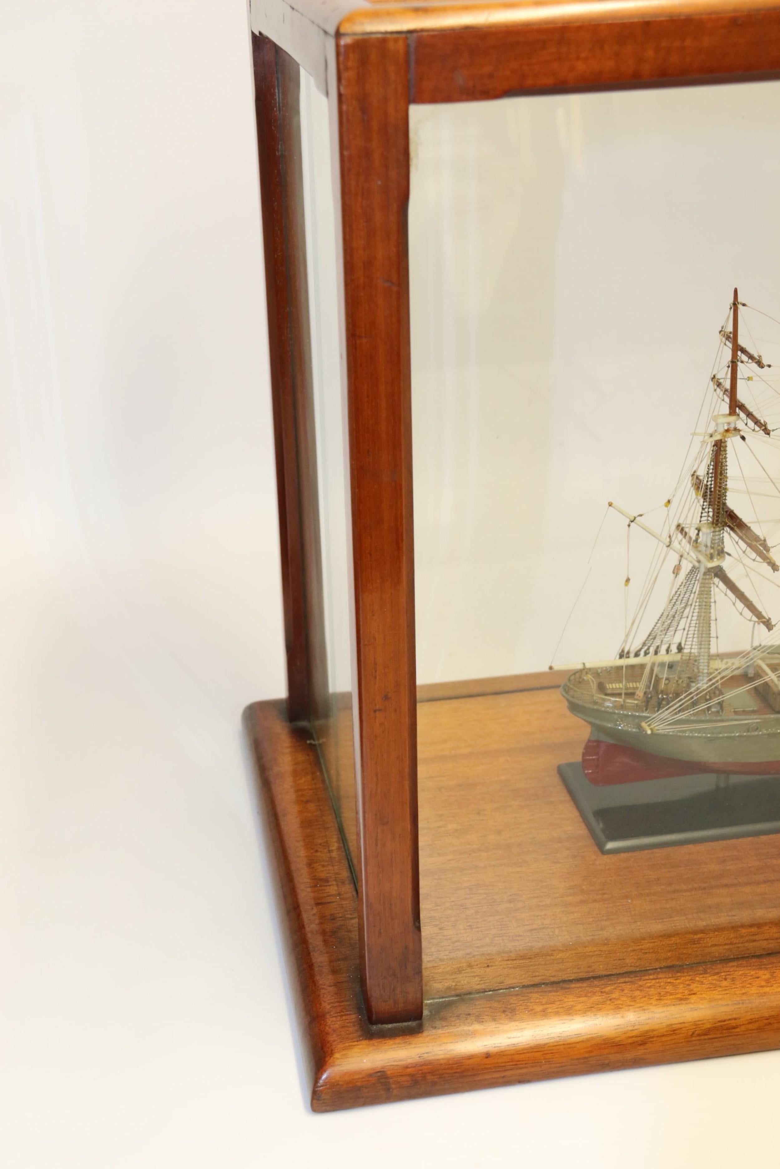Detailed Early 20th Century English Scale Model of a 3 Mast Sailing Ship For Sale 10