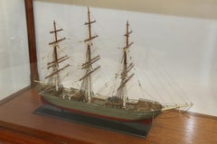 Detailed Early 20th Century English Scale Model of a 3 Mast Sailing Ship
