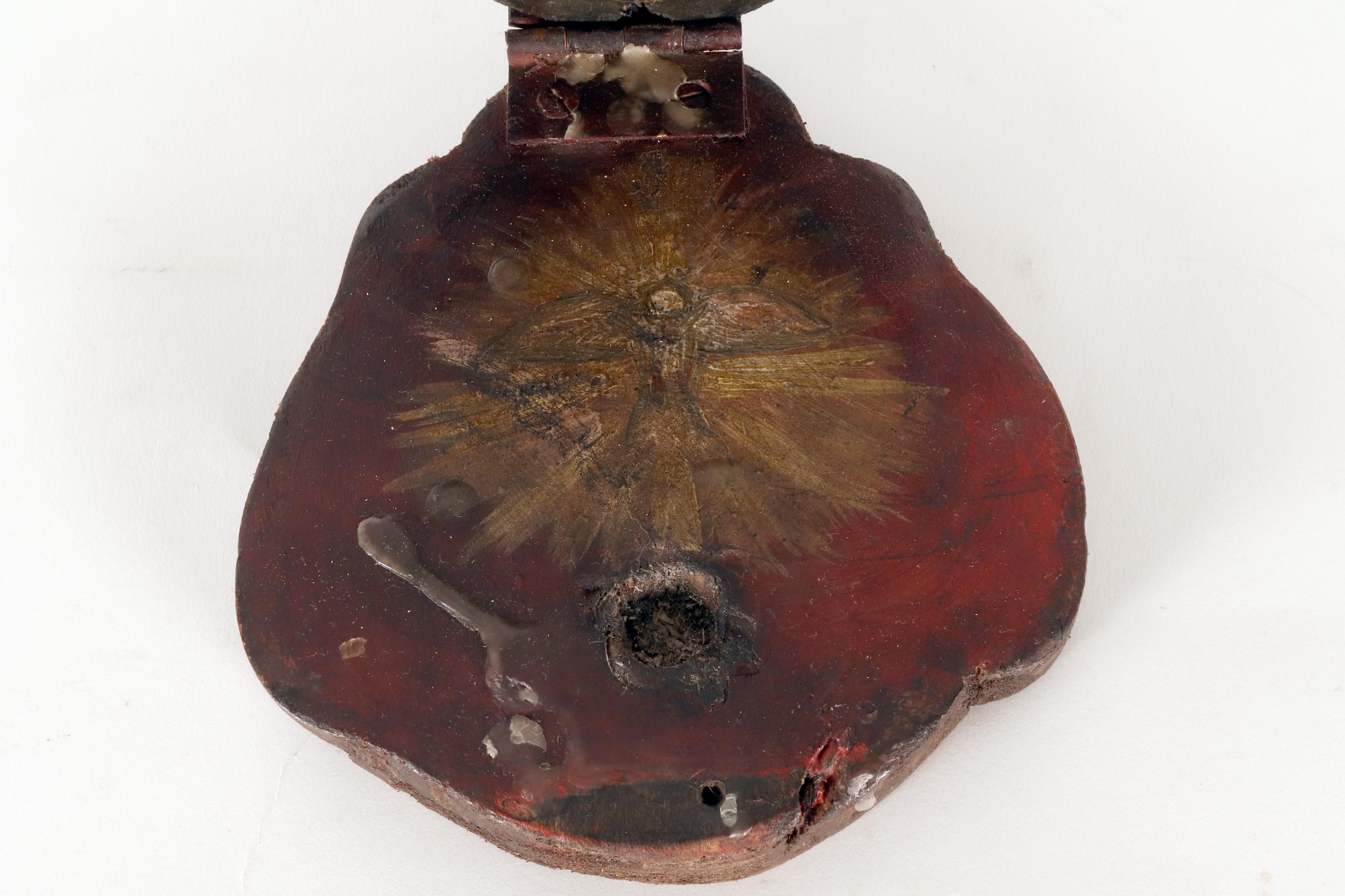 Un support mural de dévotion dédié à saint Michel. Italie, XVIIe siècle. en vente 1