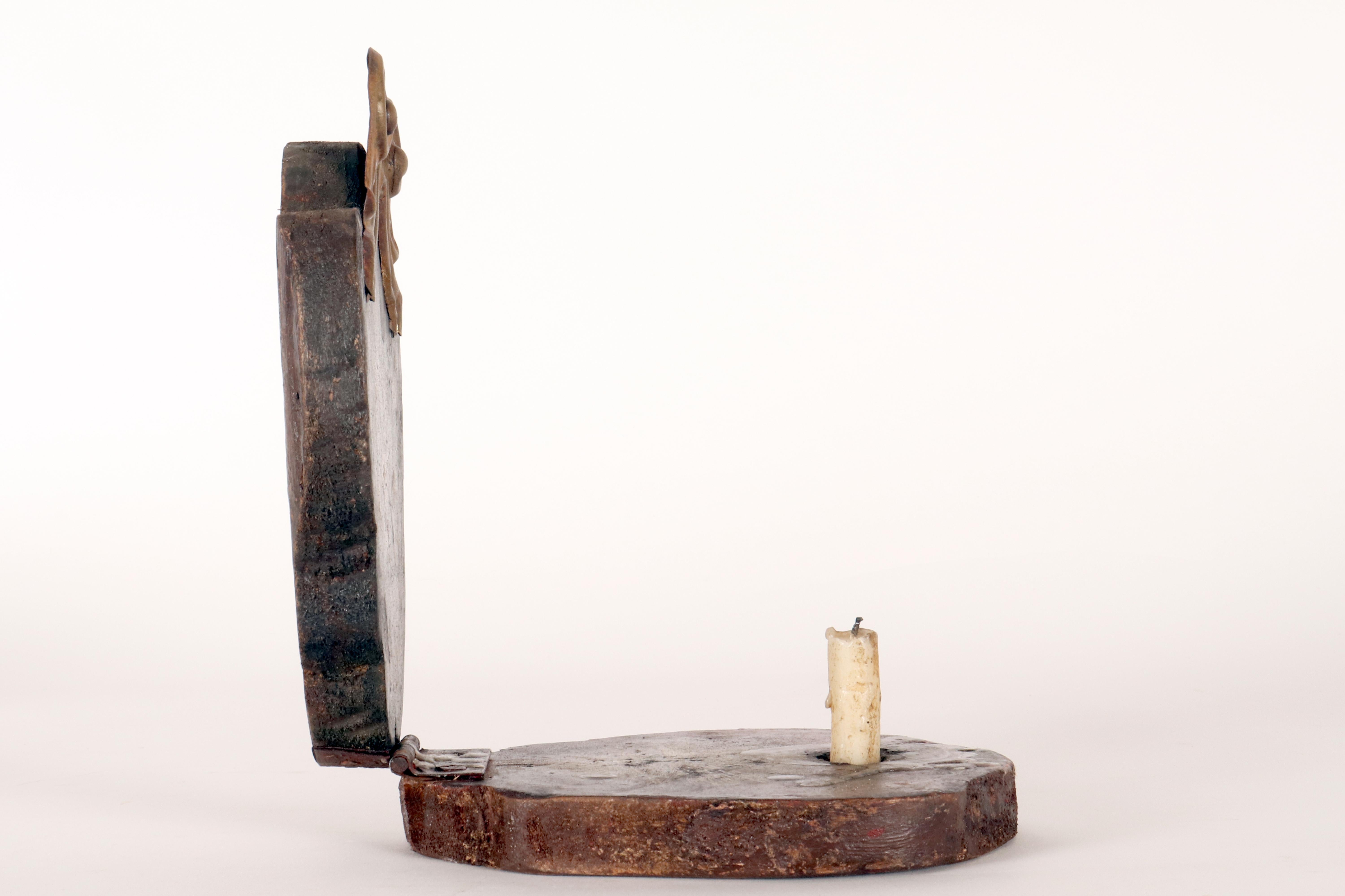 Un support mural de dévotion dédié à saint Michel. Italie, XVIIe siècle. en vente 2