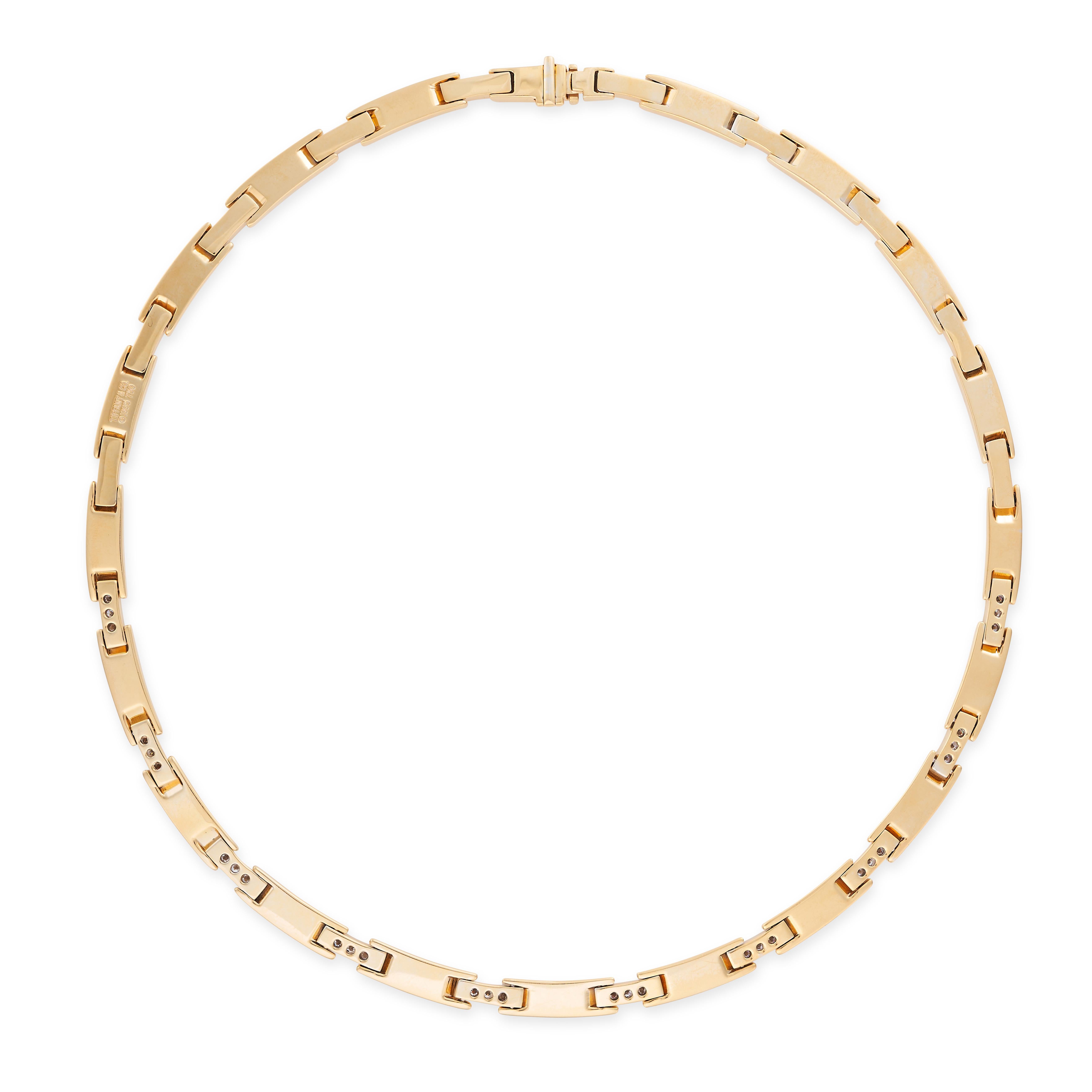 A diamond 'Atlas' collar necklace by Tiffany & Co, 1995 In Good Condition For Sale In New York, NY
