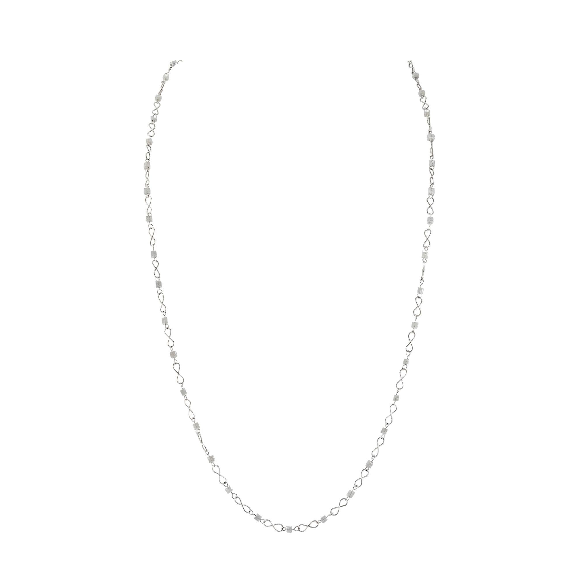 Perlina Una collana di perle di diamanti di Lucie Heskett-Brem in vendita