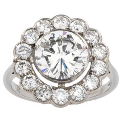 Ein Diamant-Cluster-Ring