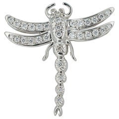 A Diamond Dragonfly Brooch by Tiffany & Co.