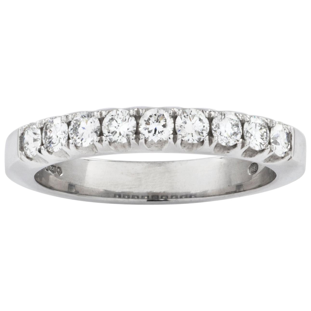 Diamond Half Eternity Ring For Sale