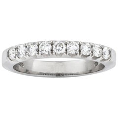 Halber Ewigkeitsring mit Diamant