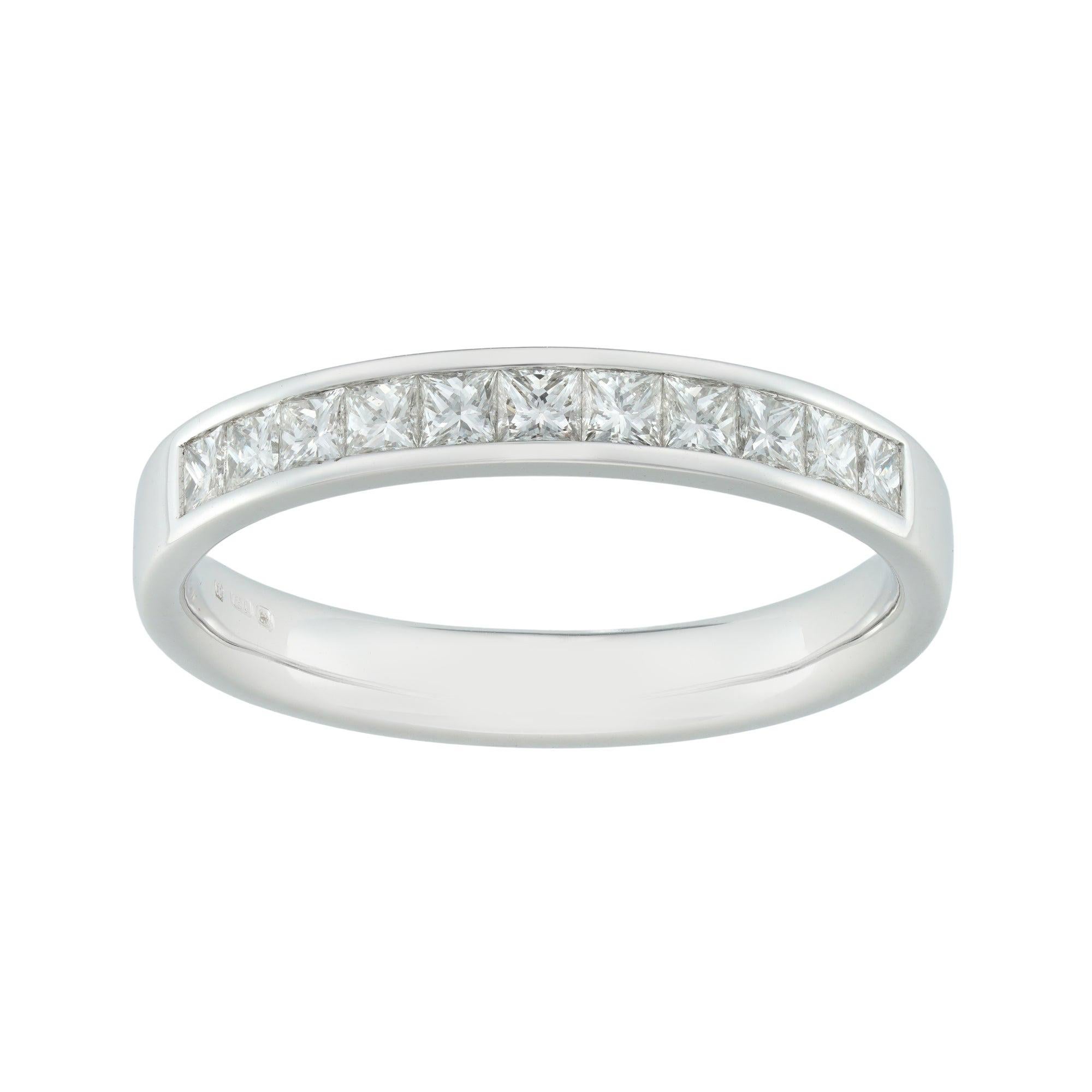 Halb-Eternity-Ring mit Diamant