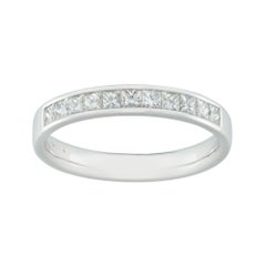 Halb-Eternity-Ring mit Diamant