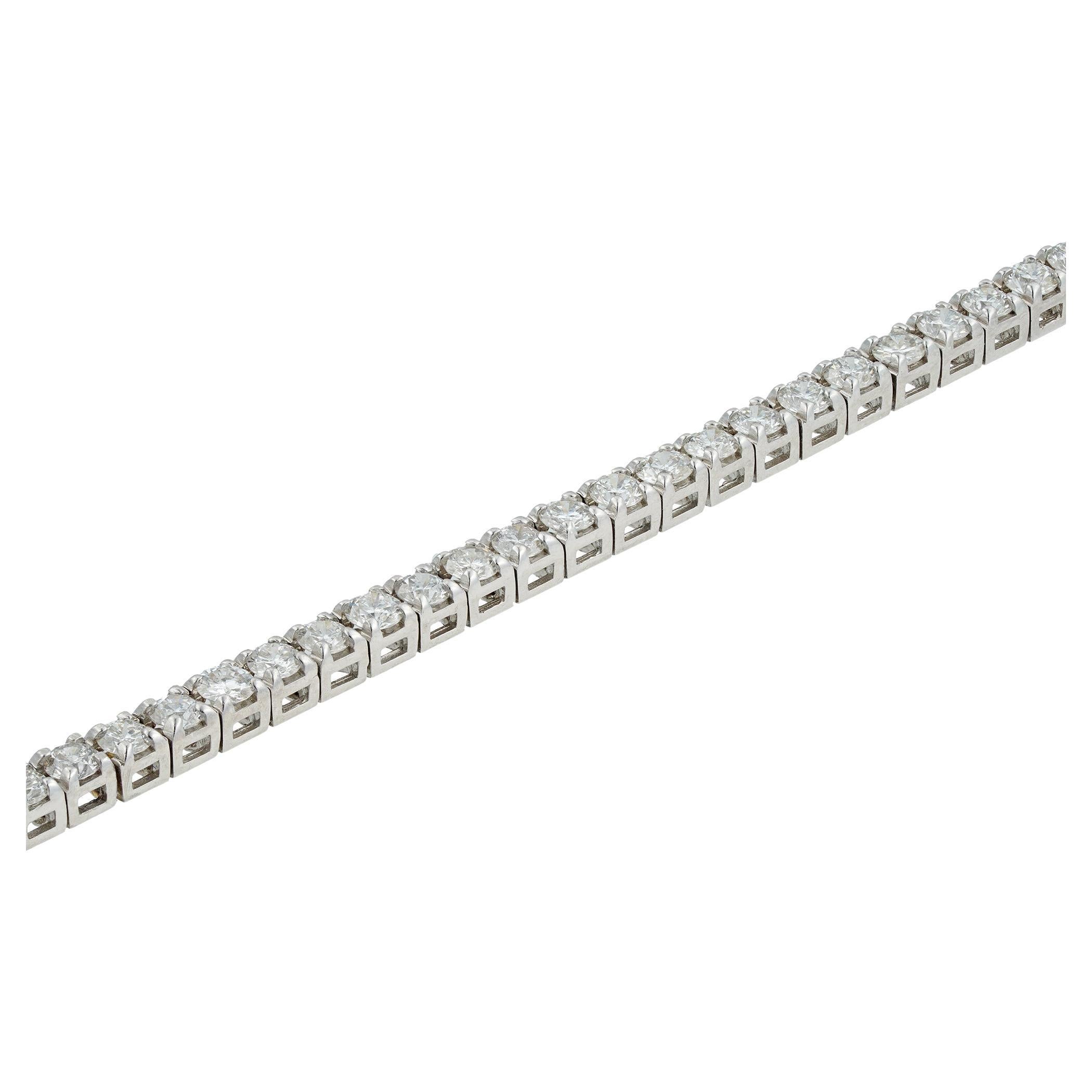 A Diamond Line Bracelet For Sale