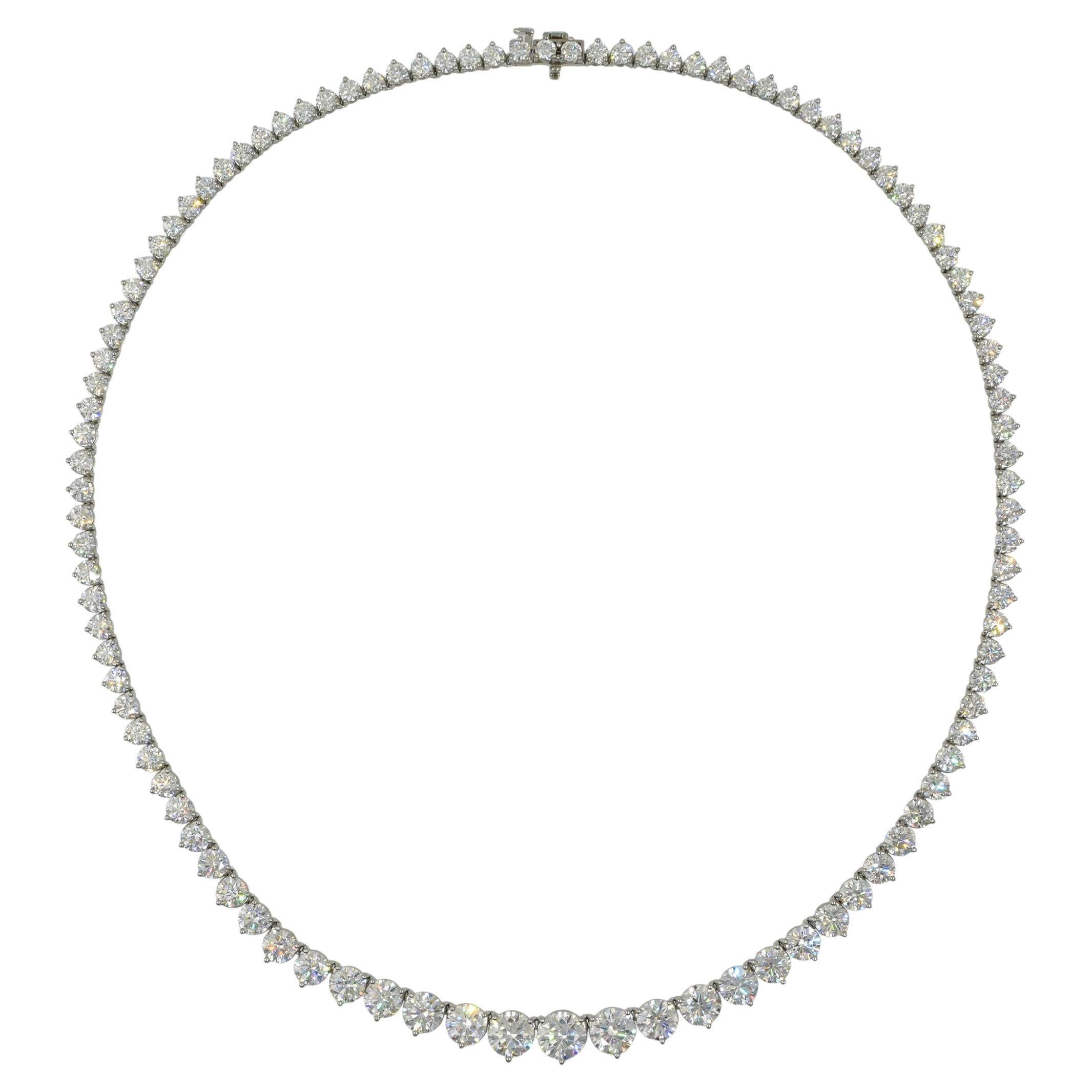 Diamond Riviere Necklace by Harry Winston
