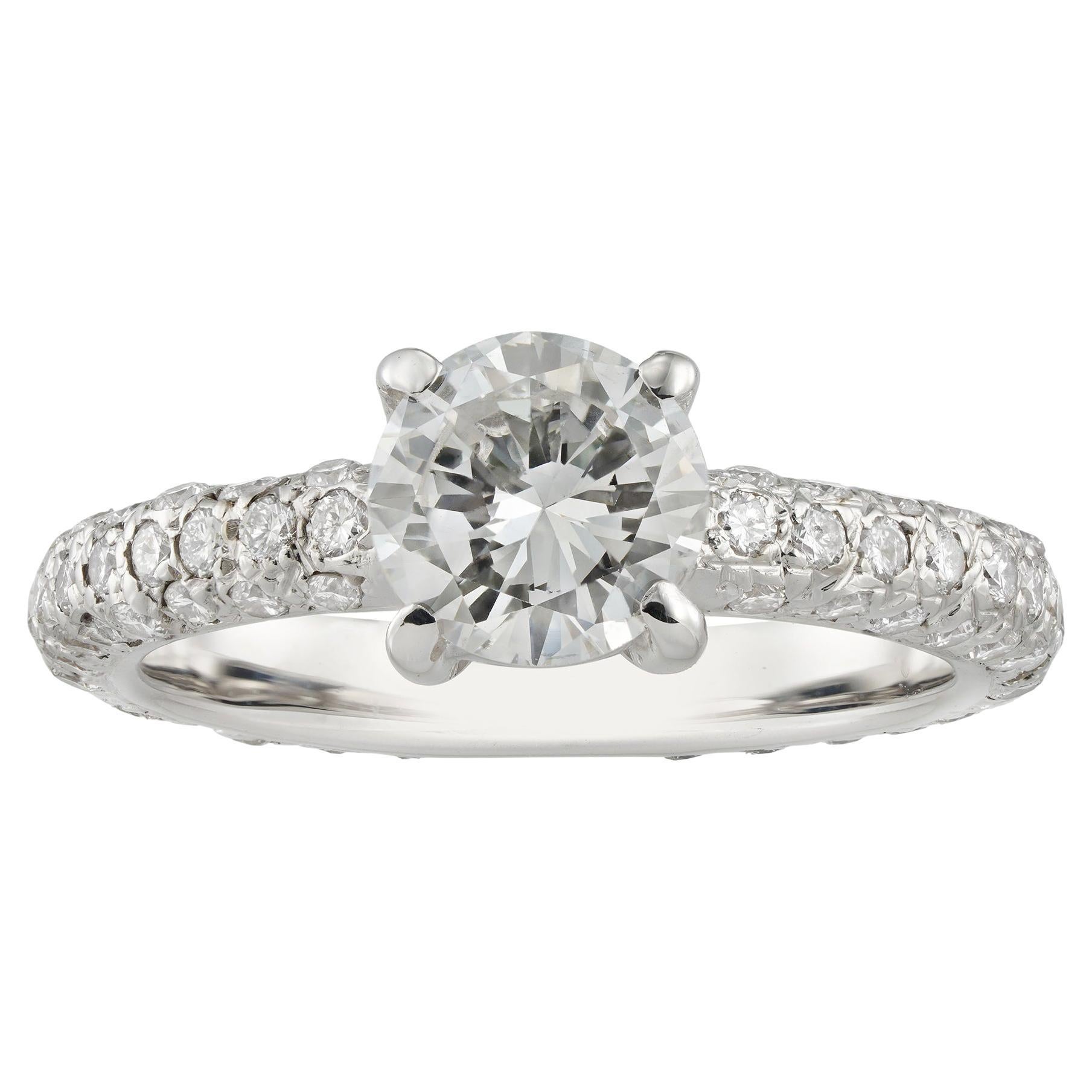 A diamond solitaire ring For Sale