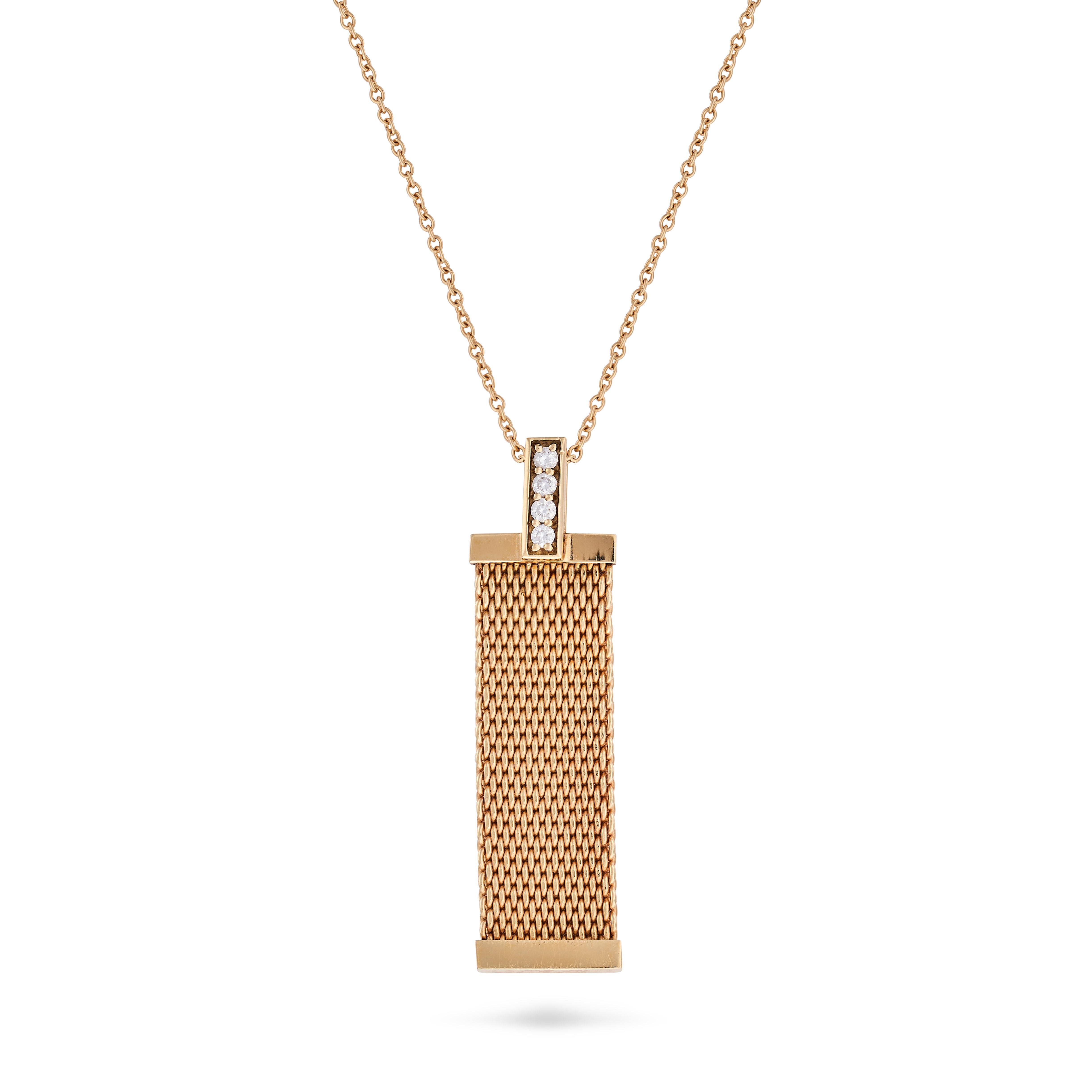 Brilliant Cut A diamond Somerset necklace by Tiffany & Co For Sale