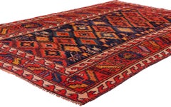 A Diamond Talisman: Late 19th Century Persian Shiraz Masterpiece of Tribal Power