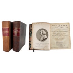 Diccionario de la lengua inglesa de Samuel Johnson, 1786 - 2 volúmenes