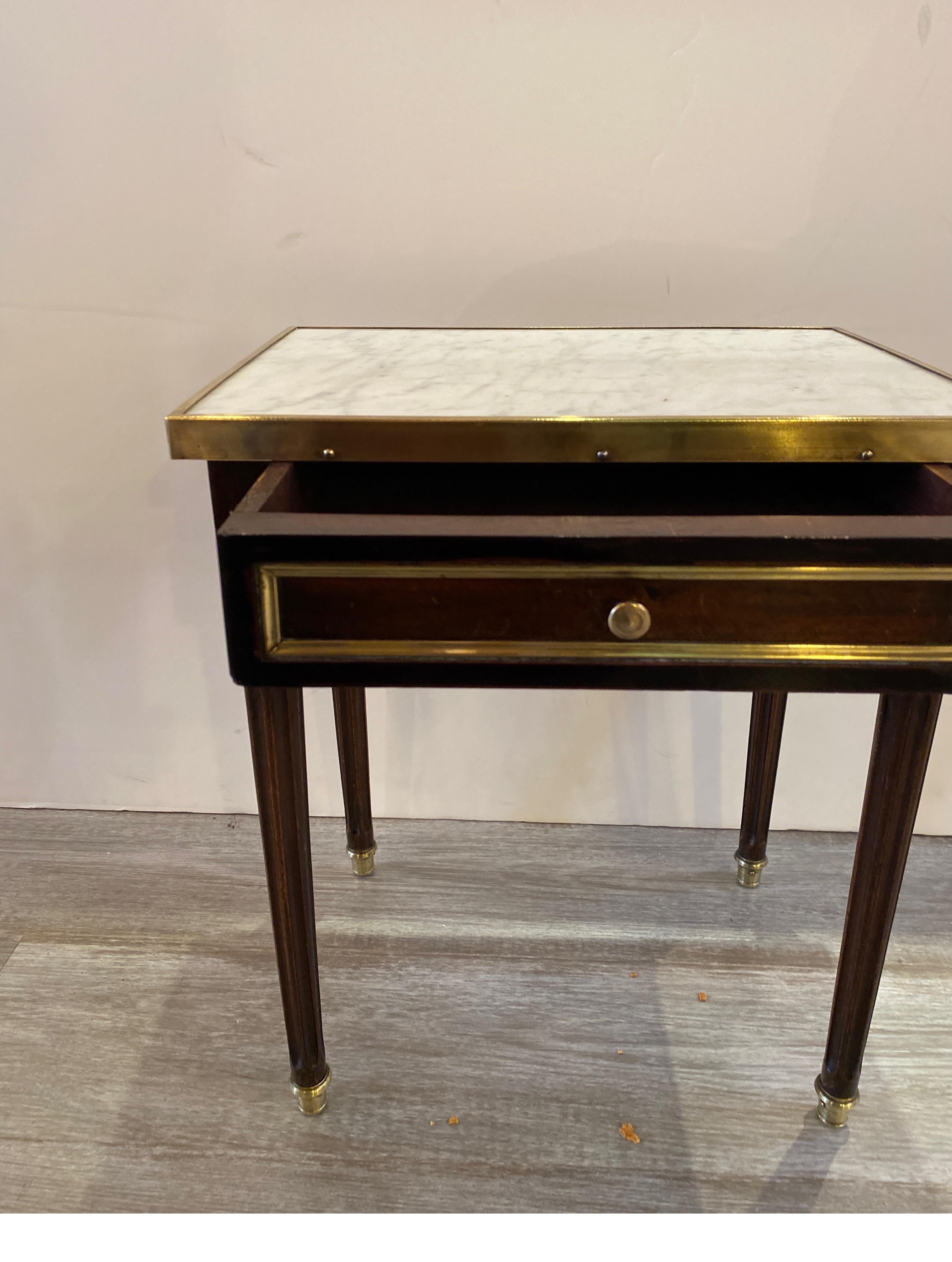 Diminutive Directoire Marble Top Bronze Mounted Drinks Table 3