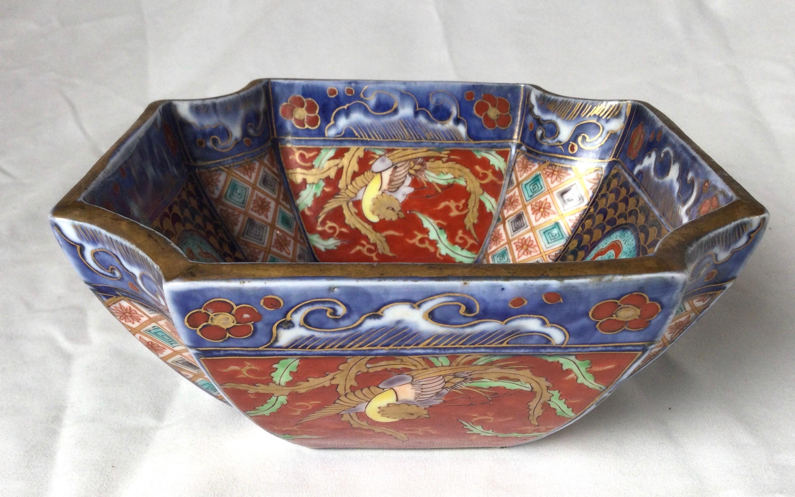 Japanese Diminutive Hand Painted Meiji Period Imari Bowl