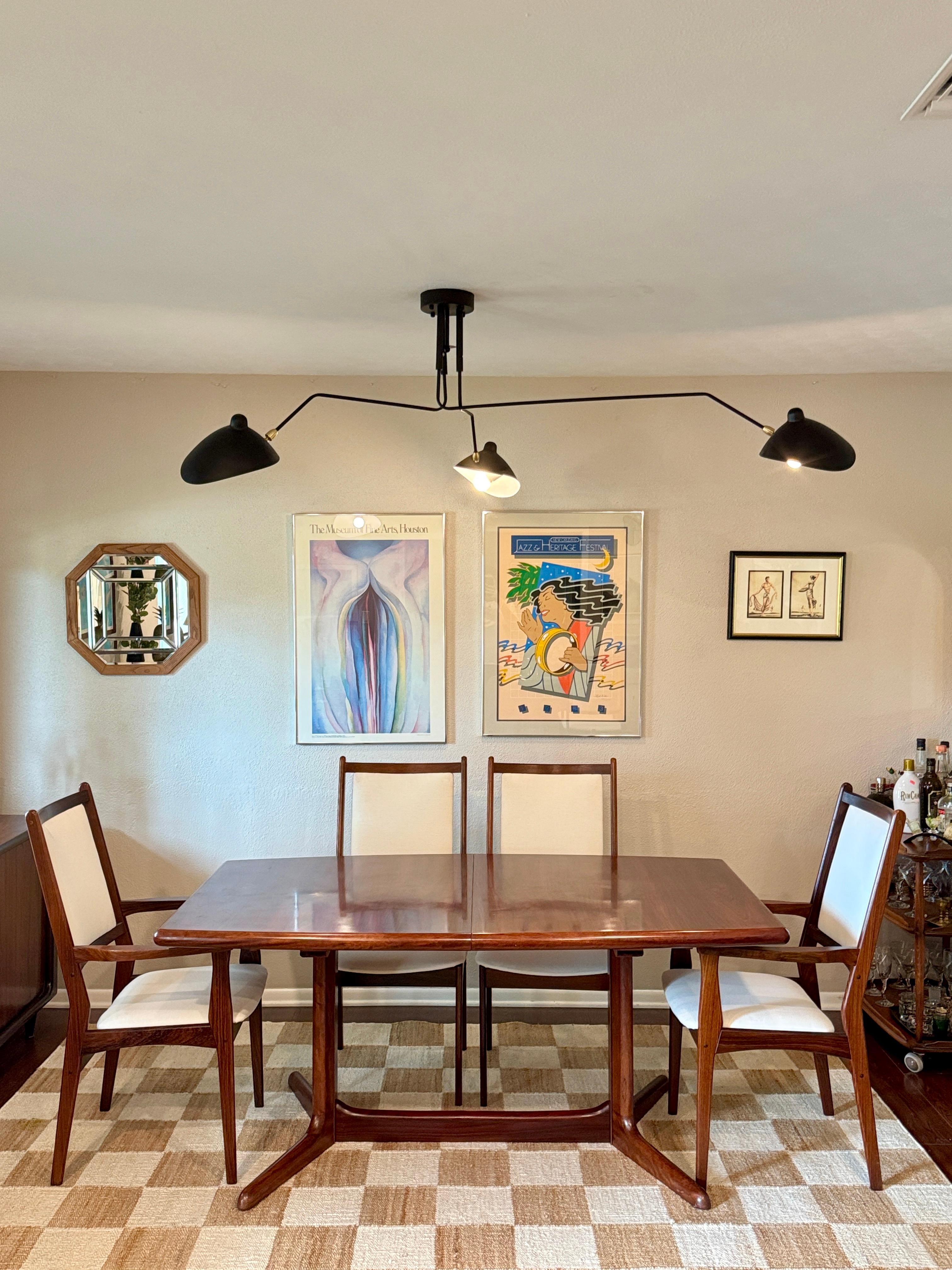 A dining set made of Brazilian rosewood by Dyrlund in Denmark, circa 1960s For Sale 10