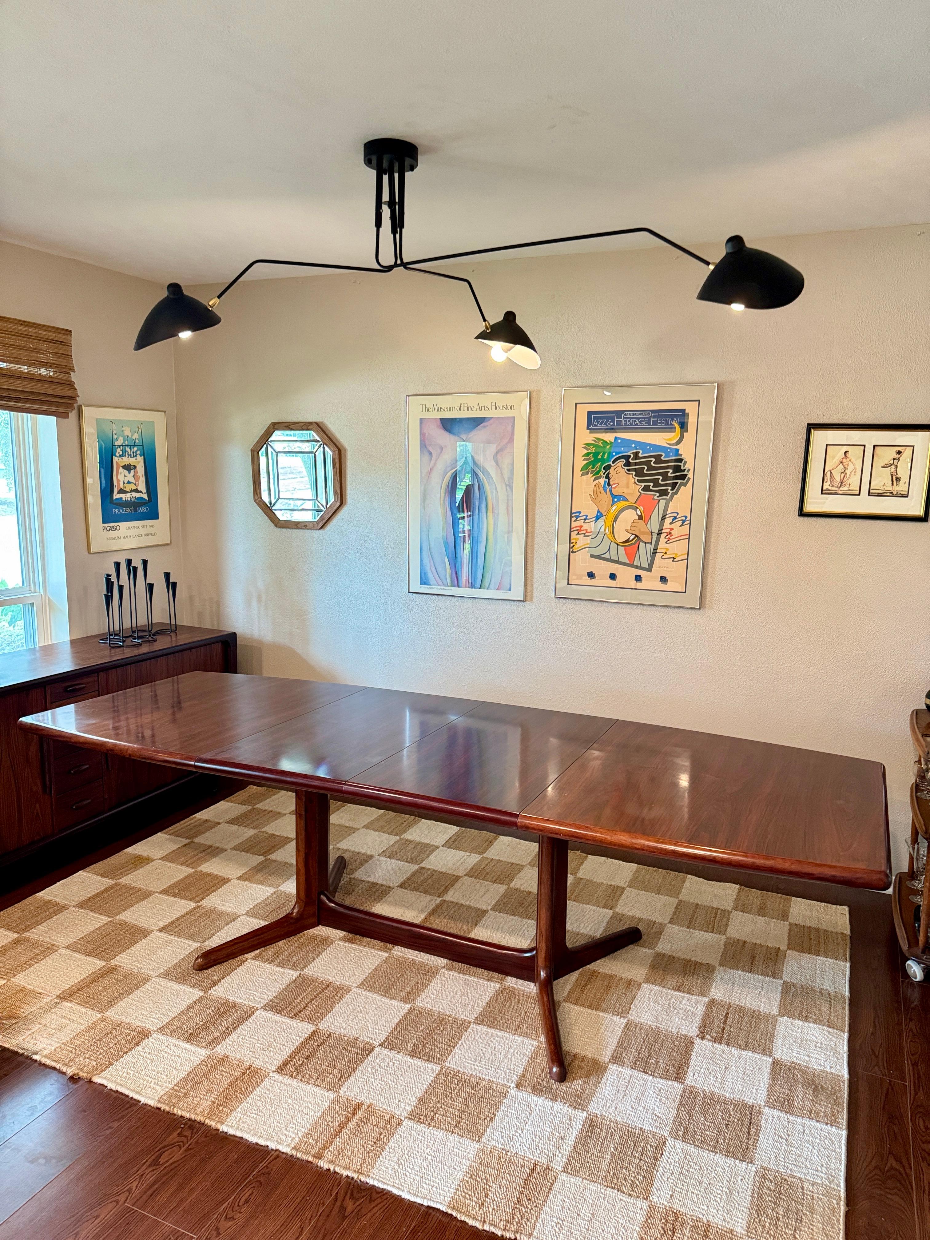 A dining set made of Brazilian rosewood by Dyrlund in Denmark, circa 1960s For Sale 13