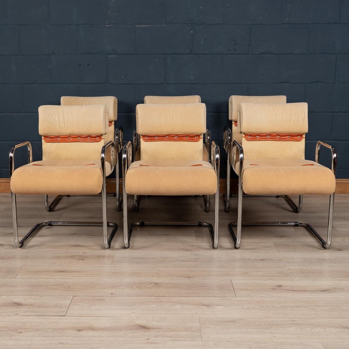 Table de salle à manger et six chaises par Guido Faleschini pour Hermes, France c.C. en vente 2