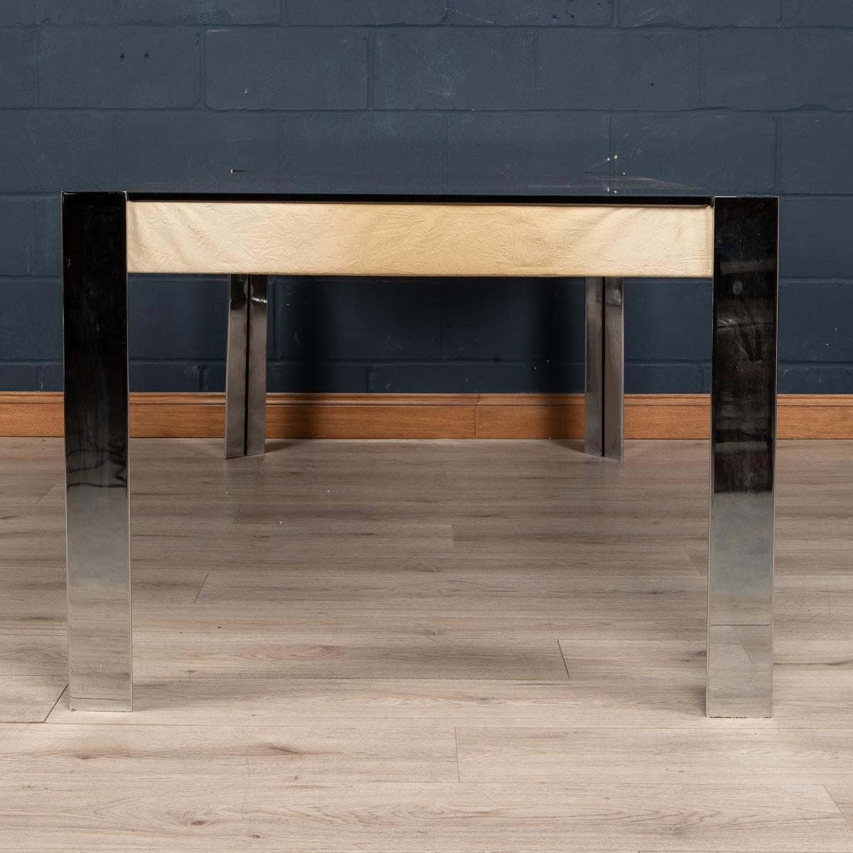 Table de salle à manger et six chaises par Guido Faleschini pour Hermes, France c.C. Bon état - En vente à Royal Tunbridge Wells, Kent