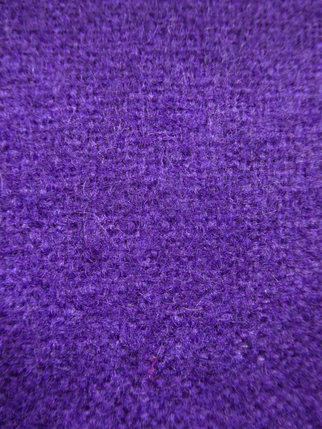 A Dior Demi Couture Purple Mohair Woolen Skirt Circa 1975 en vente 8