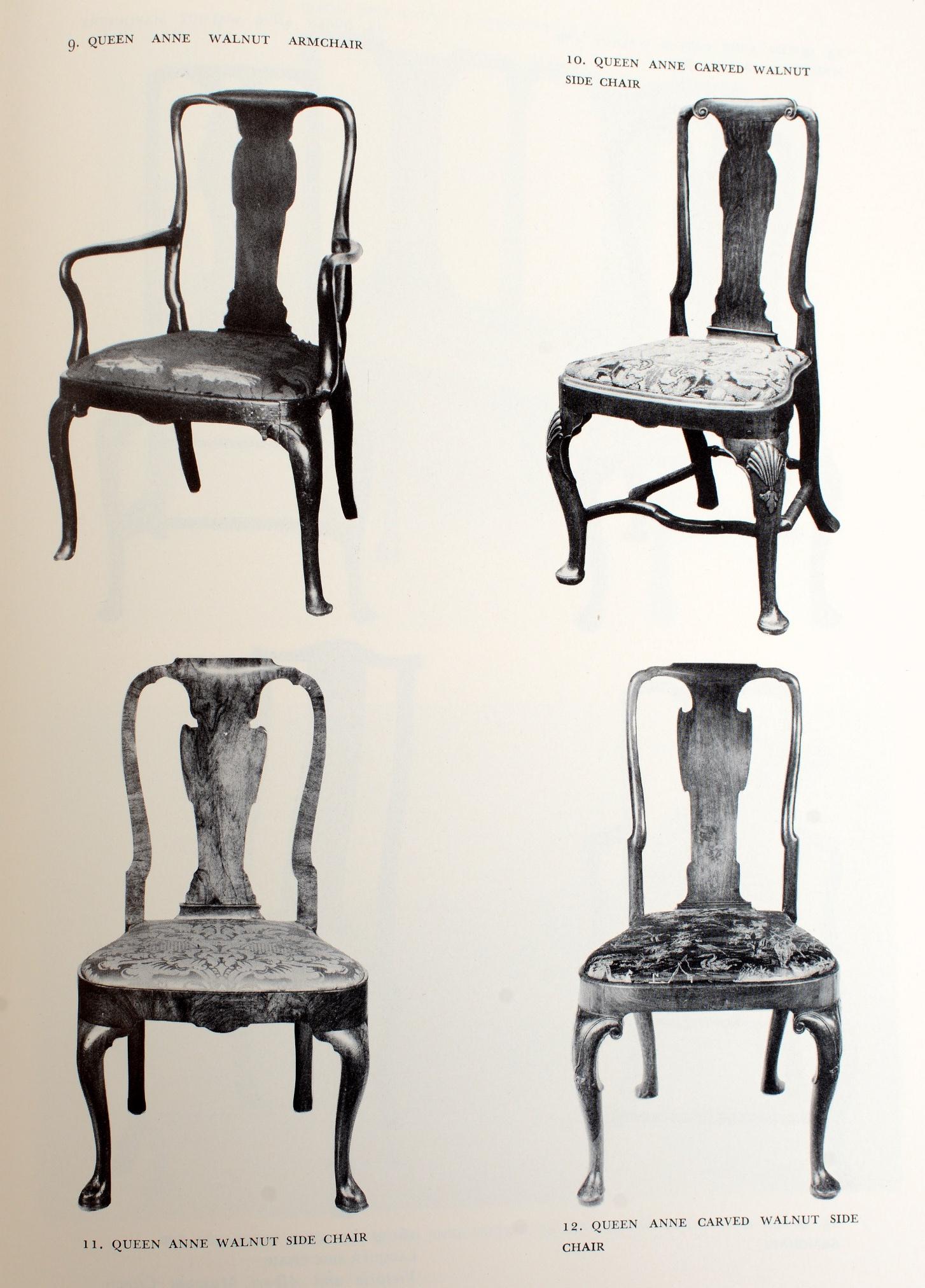 A Directory of Queen Anne, Early Georgian and Chippendale Furniture, Establishing the Preeminence of the Dublin Craftsmen by F. Lewis Hinckley. Crown Publishers Inc., New York, 1971. Erste Ausgabe Hardcover mit Schutzumschlag. In diesem kontroversen