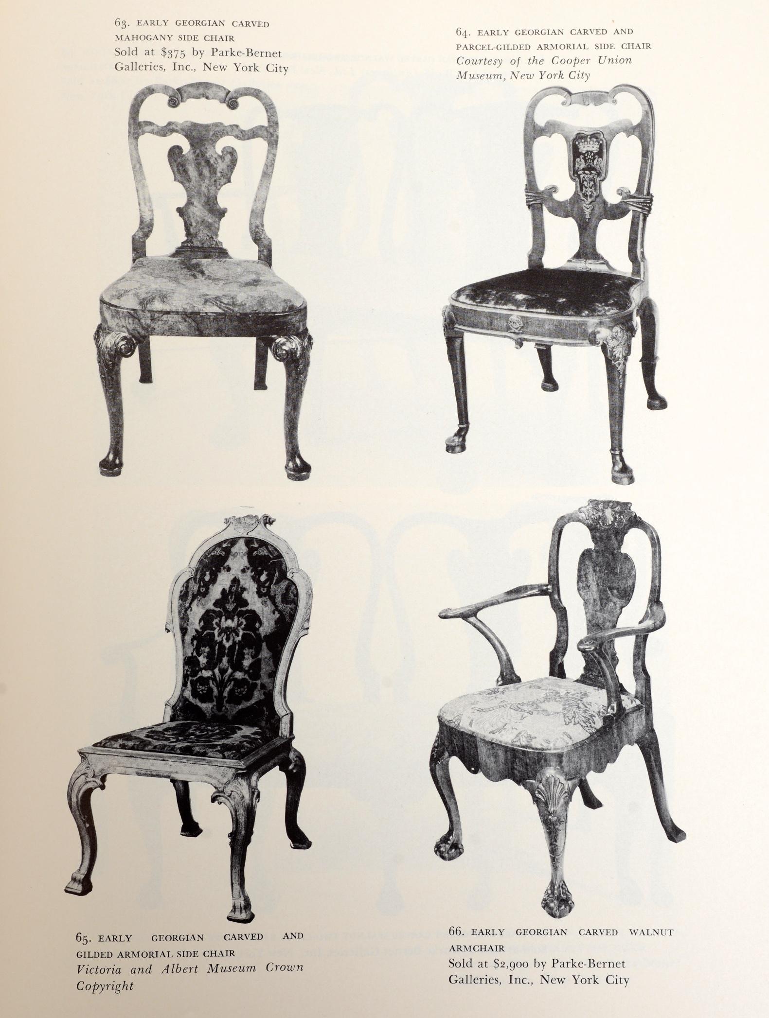 Directory of Queen Anne, Frühgeorgianische und Chippendale-Möbel, Erstausgabe im Zustand „Gut“ im Angebot in valatie, NY