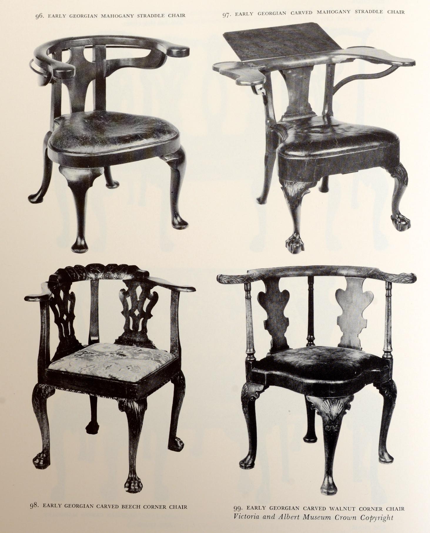 Paper Directory of Queen Anne, Early Georgian and Chippendale Furniture, First Edition For Sale