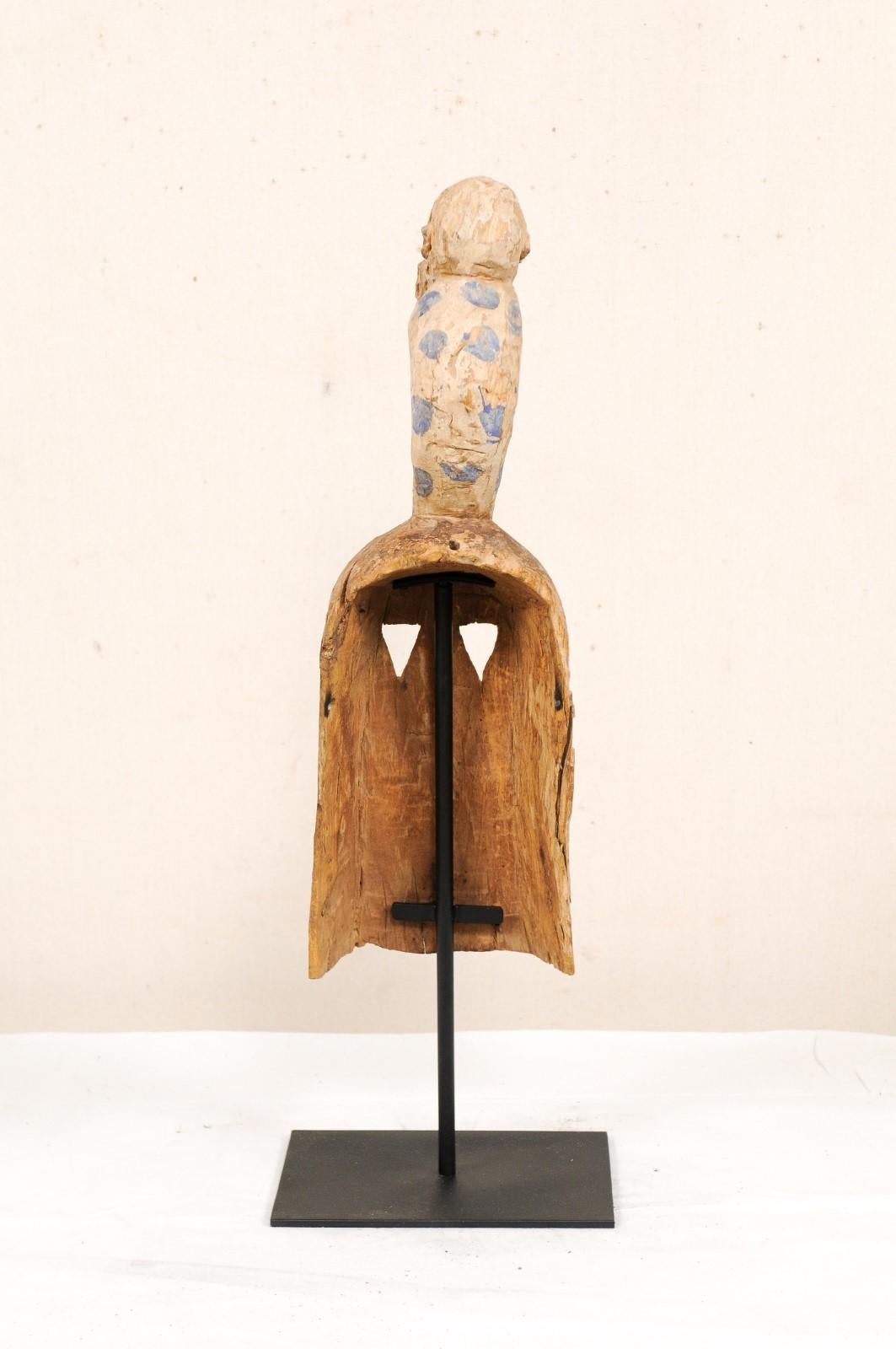 Dogon Mali Carved Wood Ceremonial Mask, Early to Mid 20th Century  For Sale 4