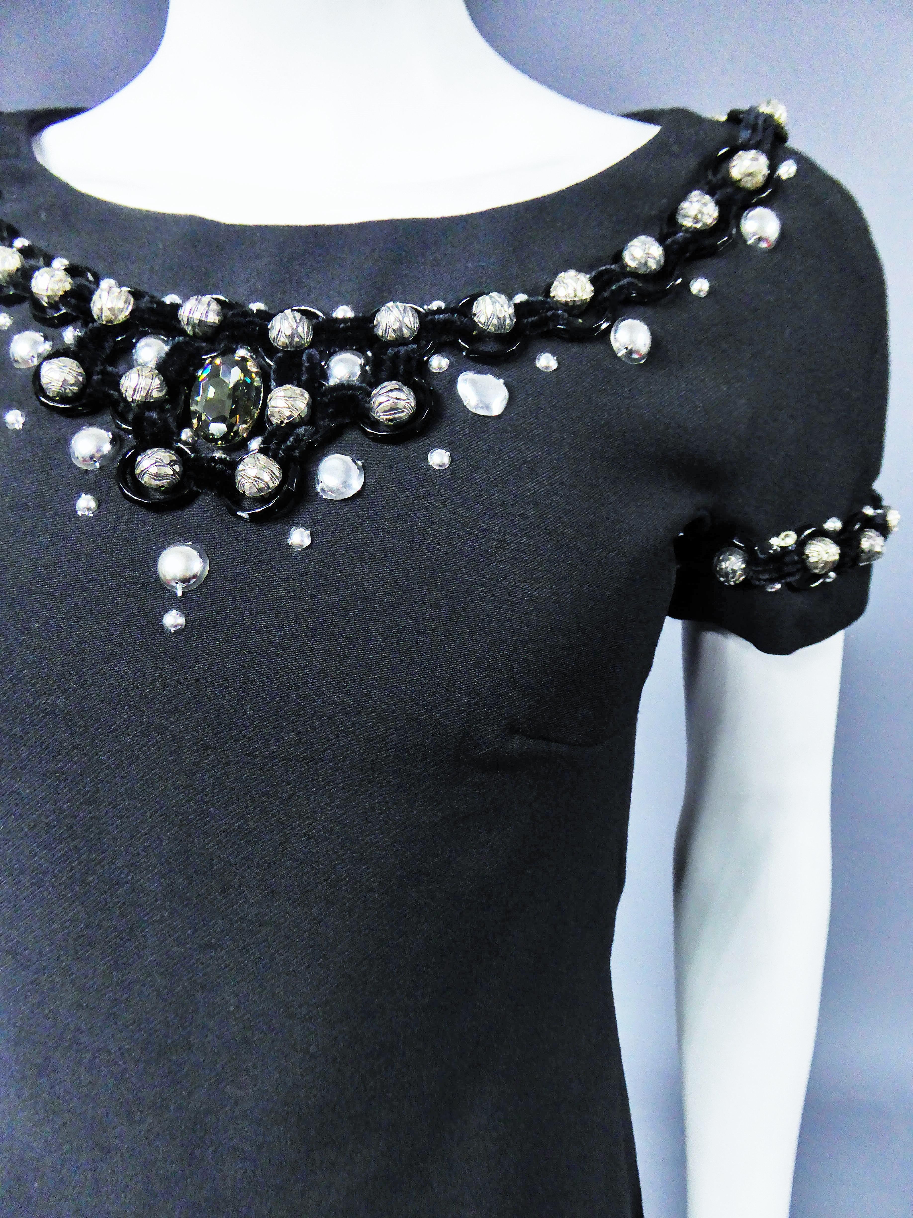 A Dolce & Gabbana Little Jewelry Black Dress,  Italian Circa 2005  For Sale 5