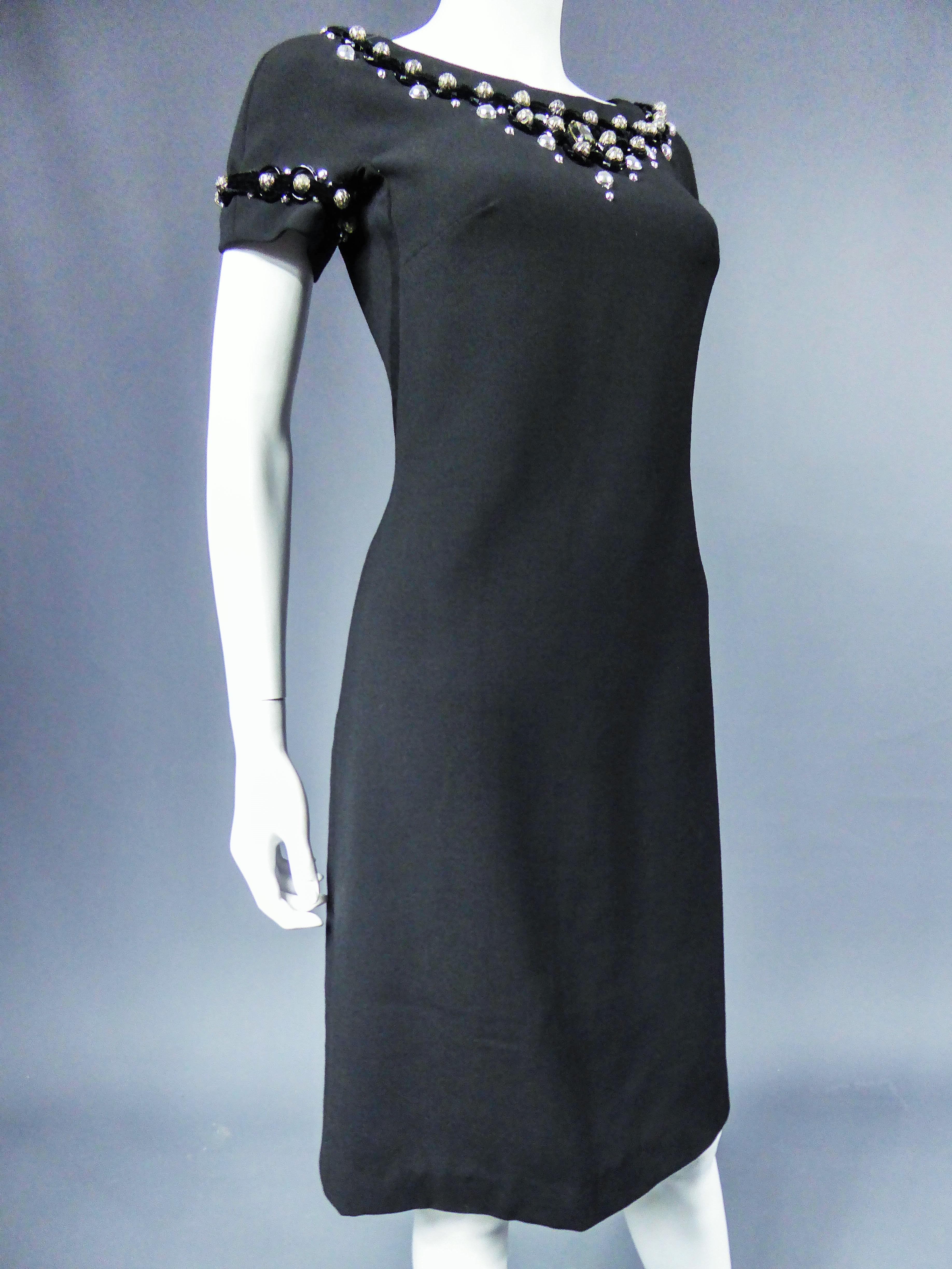 A Dolce & Gabbana Little Jewelry Black Dress,  Italian Circa 2005  In Good Condition For Sale In Toulon, FR