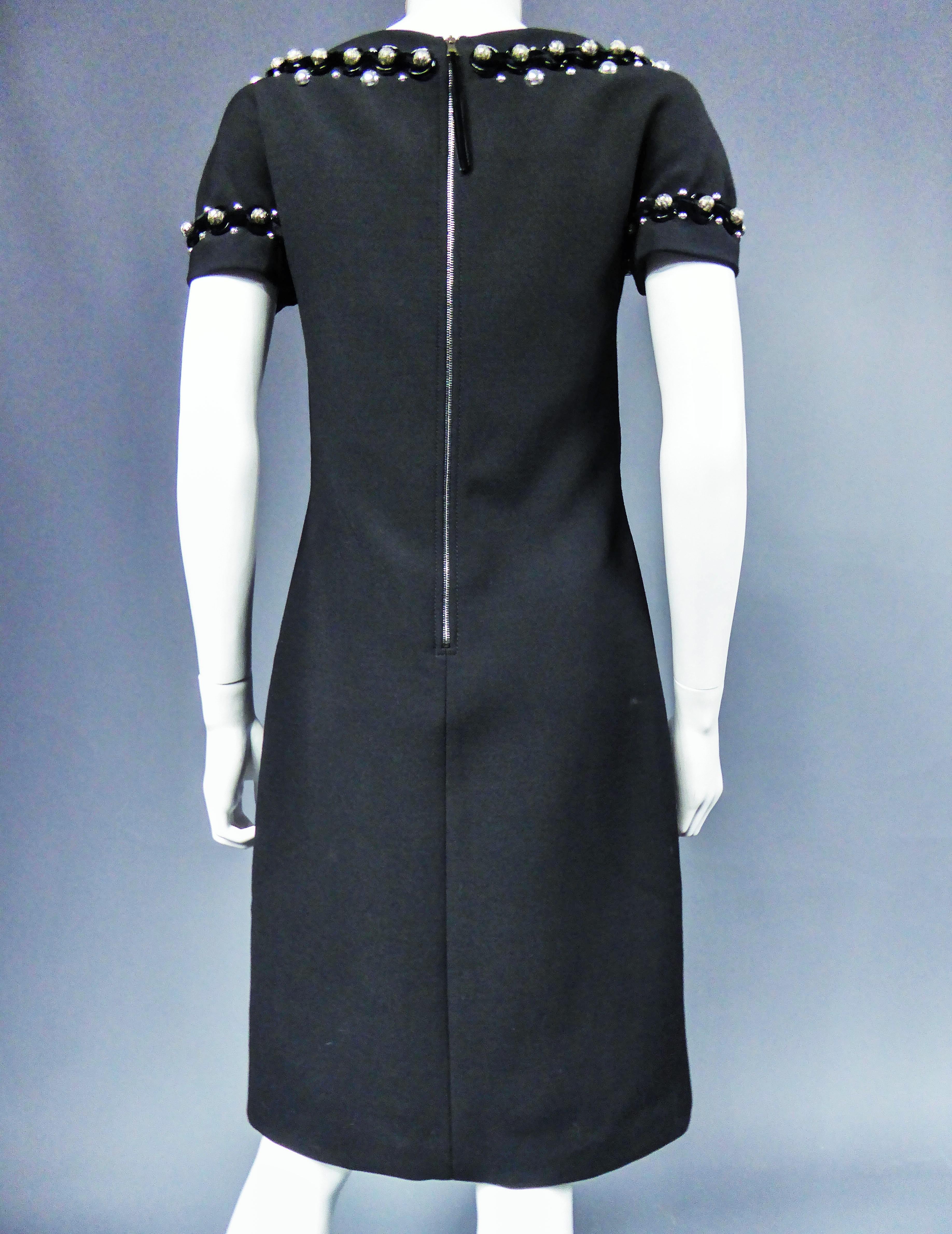 A Dolce & Gabbana Little Jewelry Black Dress,  Italian Circa 2005  For Sale 1