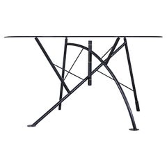 A " Dole Melipone " Mesa de comedor arquitectónica de Philippe Starck años 80