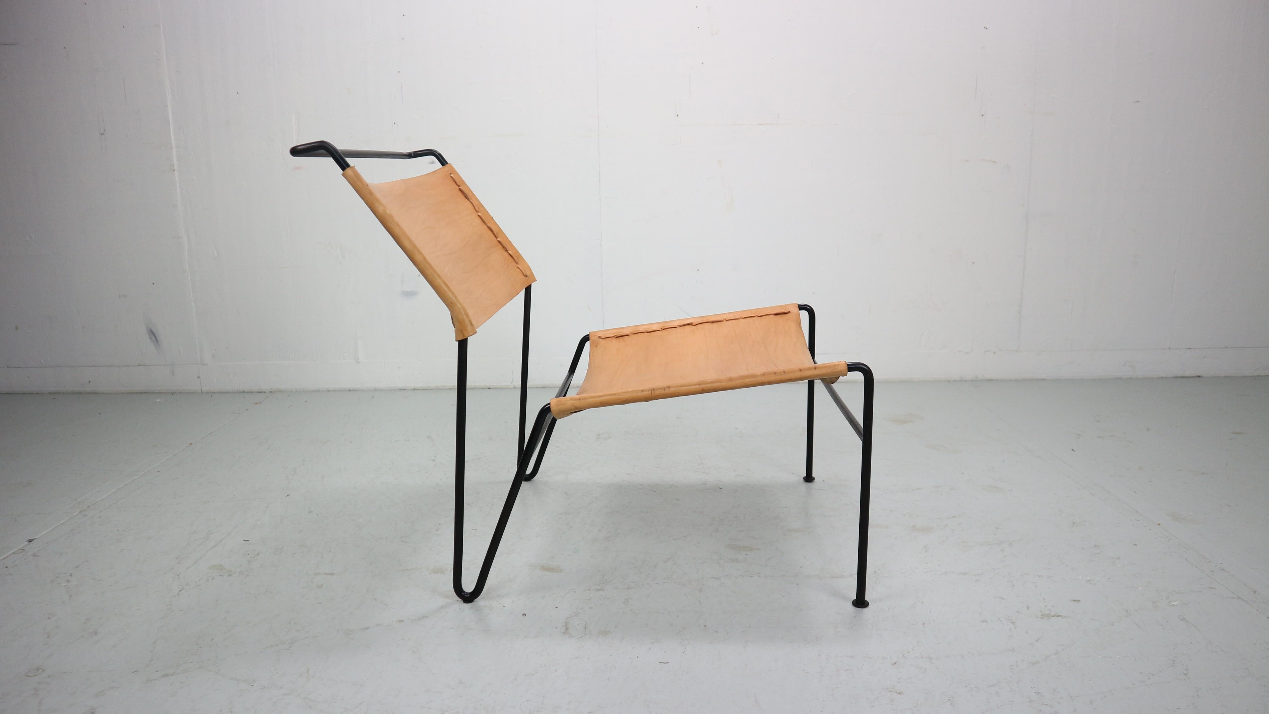Mid-Century Modern A. Dolleman Chair for Metz & Co, Netherlands 1950 For Sale