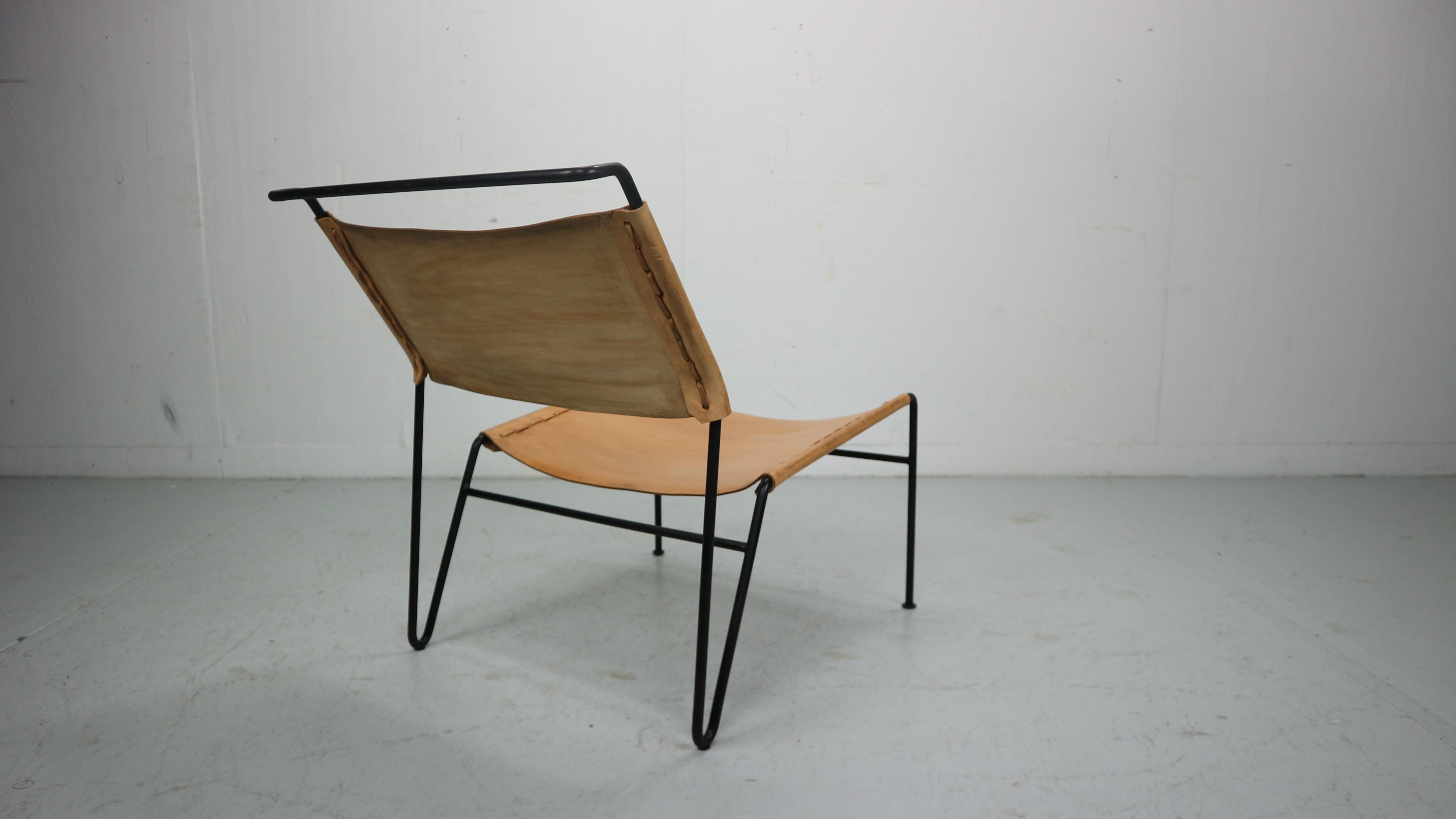 Dutch A. Dolleman Chair for Metz & Co, Netherlands 1950 For Sale