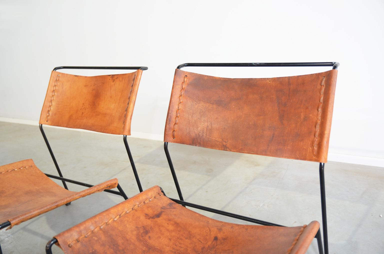 A. Dolleman Lounge Chairs for Metz & Co, Netherlands 1