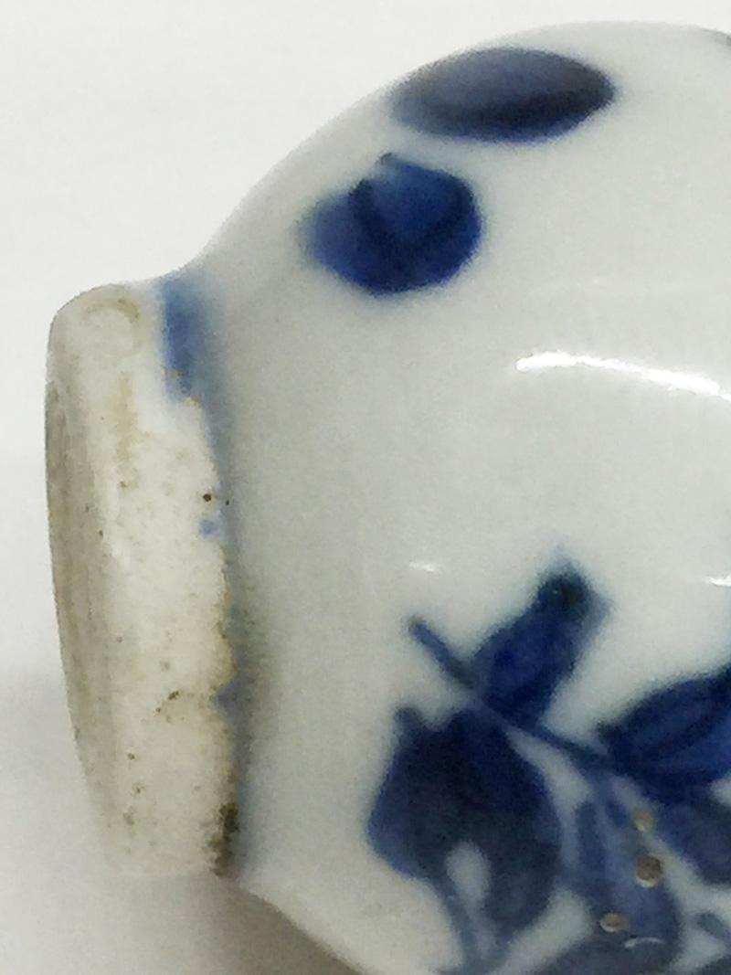 Silver Doll’s House Miniature Chinese Porcelain Teapot, Kangxi Period