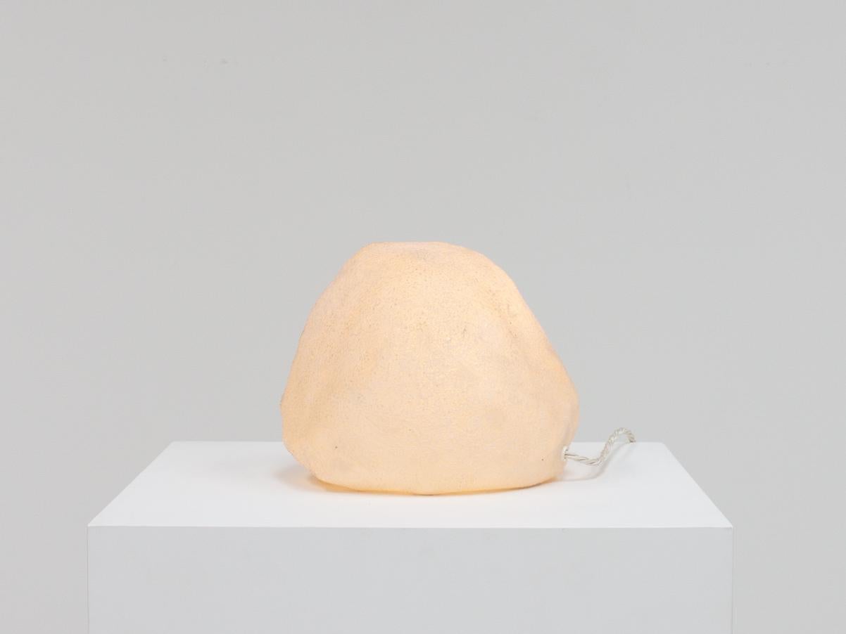 Fiberglass A 'Dora' Moon Rock Lamp Designed by André Cazenave for Singleton, Italy, 1970s For Sale
