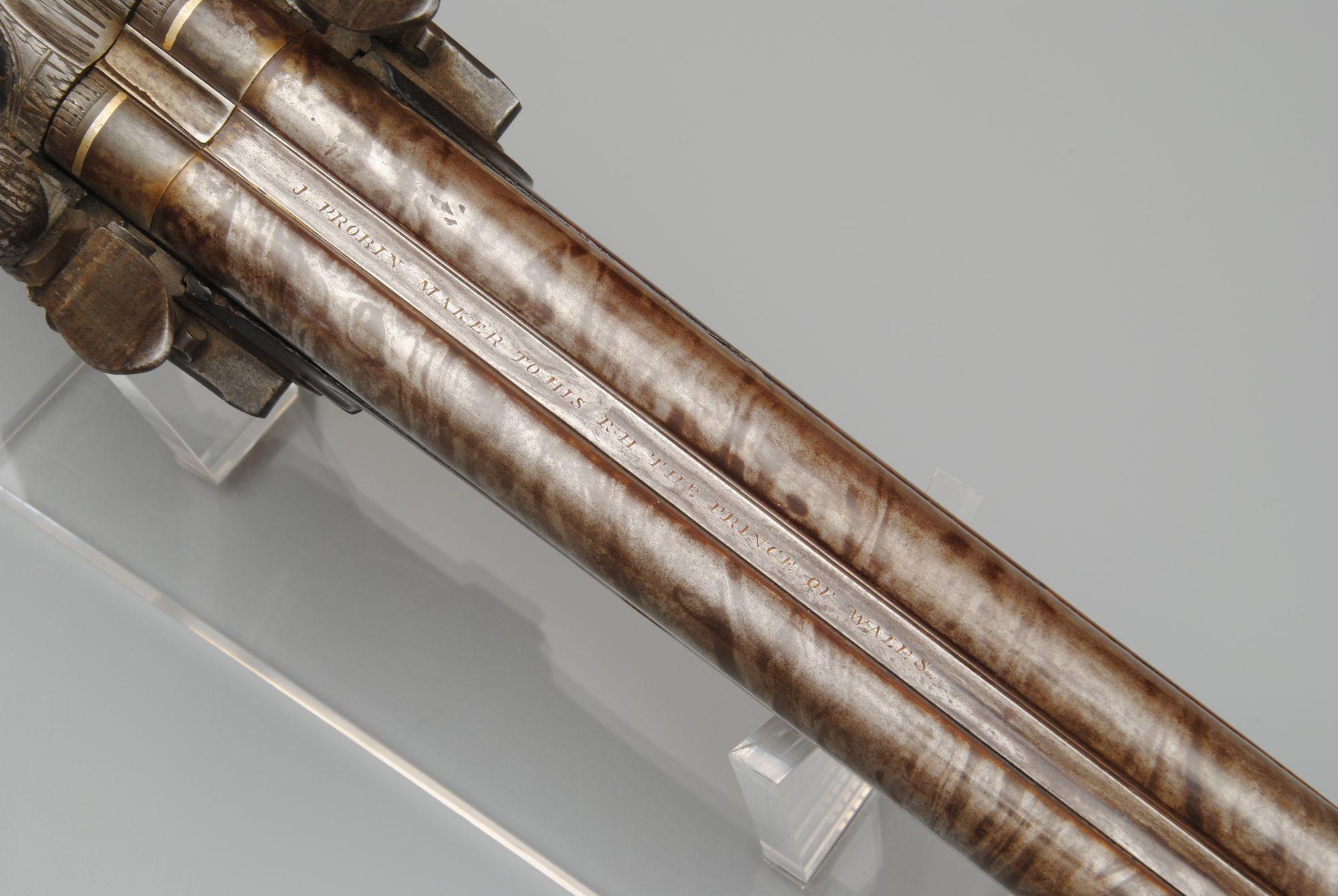 ancien fusil de chasse double canon